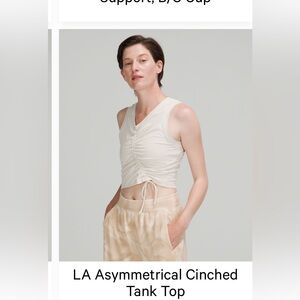 Lululemon asymmetrical tank